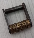 lacat vechi cu cifru (COOP PRESAJUL) Romanesc