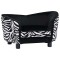 Canapea pentru caini, negru, 68 x 38 x 38 cm, plus