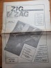 Ziarul zig zag februarie 1990-anul 1.nr. 1-prima aparitie a ziarului