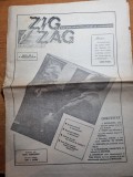 Ziarul zig zag februarie 1990-anul 1.nr. 1-prima aparitie a ziarului