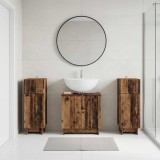 Cumpara ieftin Set de cabinet pentru baie cu 3 piese EDE 3 buc. Lemn vechi