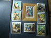 Bloc si serie 7 val. Ungaria 1967 - Pictura Artisti maghiari, Nestampilat