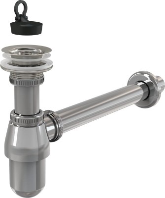 Sifon lavoar metalic DN32 cu ventil 5/4&amp;amp;quot;, Alcaplast A437 foto