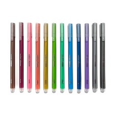 Set 12 pixuri cu gel colorate metalice - Color Sheen | Ooly