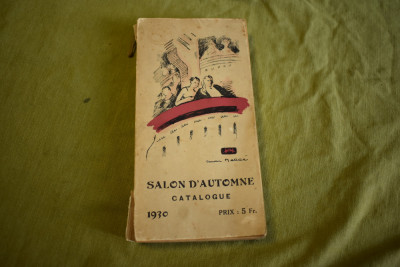 Salon d&amp;#039;Automne catalogue 1930 catalog pictura foto