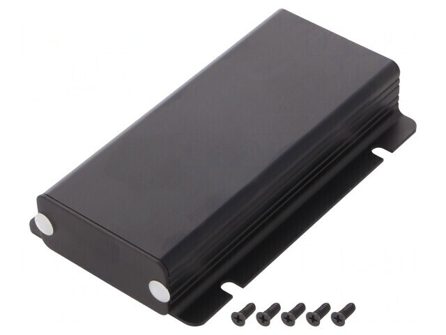 Carcasă cu Panou și Lame de Fixare 54x120mm Negru