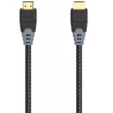 Cablu HDMI Hama 205445, 8K, Ethernet, 1.5 m, Negru/Auriu