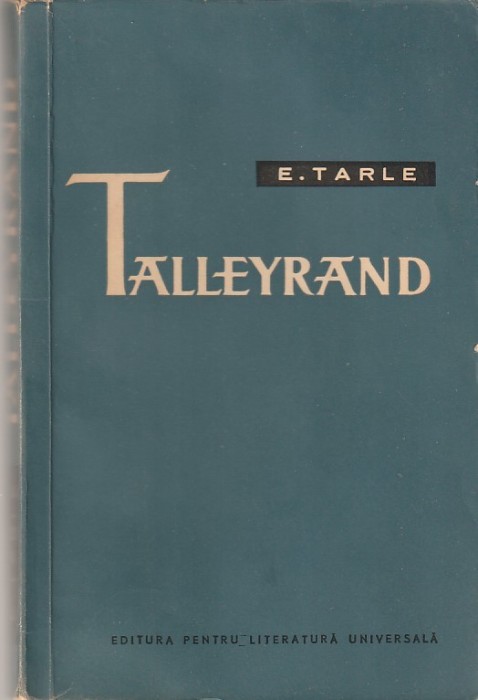 E. TARLE - TALLEYRAND