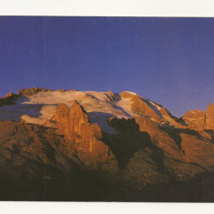 FA20-Carte Postala- ITALIA - Dolomiti, L'alba sulla Marmolada, necirculata