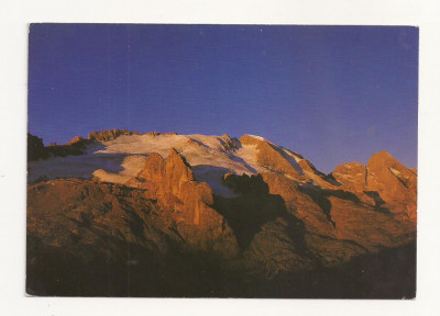 FA20-Carte Postala- ITALIA - Dolomiti, L&amp;#039;alba sulla Marmolada, necirculata foto