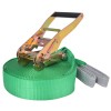 Coarda Echilibru Gossi, 15m x 50mm, 150kg, Verde, Fitness, Echilibristica, Rezistenta, Abdomen, Picioare, Poliester