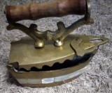 Fir de calcat miniatura 5cm masiv bronz