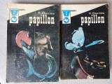 Papillon - H. Charriere, doua volume, Editura Meridiane, 1972, 318+412 pag