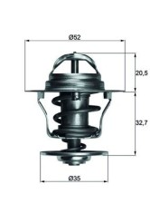 MAHLE TX 12 88D termostat,lichid racire