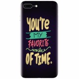 Husa silicon pentru Apple Iphone 8 Plus, My Favorite Waste Of Time