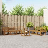 vidaXL Set de canapele de exterior 8 pcs natural Lemn Solid de Acacia 3366112