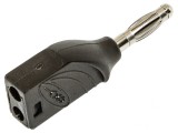 Mufă Banană 4mm 15A Neagră