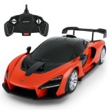 MASINA CU TELECOMANDA McLAREN SENNA PORTOCALIU CU SCARA 1 LA 18 SuperHeroes ToysZone, Rastar