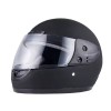 Casca moto/scuter Full face unisex, cu viziera, marime universala 56-62cm, neagra, FIXATO