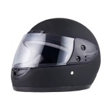 Casca moto/scuter Full face unisex, cu viziera, marime universala 56-62cm, neagra, FIXATO