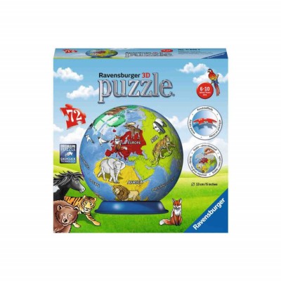 Puzzle 3D Globul Pamantesc, 72 Piese foto