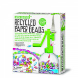 Kit creativ - Margele din hartie reciclata, Green Creativity, 4M