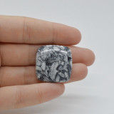 Cabochon pinolith 26x26x5mm c47