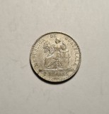 Guatemala 2 Reales 1897 Piesa Frumoasa, America Centrala si de Sud