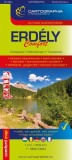 Hartă Rutieră Transilvania 1:550.000 Rezistentă la Apă Durabilă Scris-Șters Cartographia Studium Ghid Călătorie