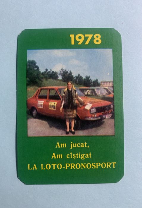 Calendar 1978 loto pronosport