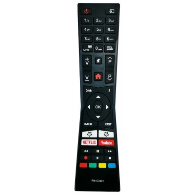 Telecomanda SMART HORIZON TELEFUNKEN RM-C3331 RM-C3338 SRC-4313 UltraHD 4K foto