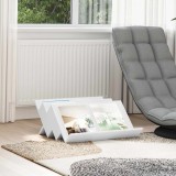 vidaXL Raft pentru reviste cu raft Alb 65 x 53 x 28,5 cm Lemn compozit 890880