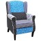 Fotoliu, design mozaic, material textil