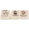 Prosop bucatarie, bumbac, model fructe / cafea, diverse modele, 50 x 30 cm, set 3 bucati