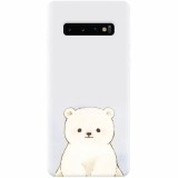 Husa silicon pentru Samsung Galaxy S10 Plus, Bear