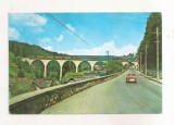 RF222 - Carte Postala - Podul de la intrarea in Borsec, circulata 1976