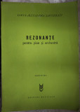 PARTITURA LIANA ALEXANDRA SAPTEFRATI: REZONANTE PENTRU PIAN SI ORCHESTRA (1978)