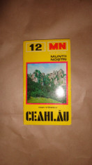 Muntii Ceahlau nr.12 colectia muntii nostri cu harta foto