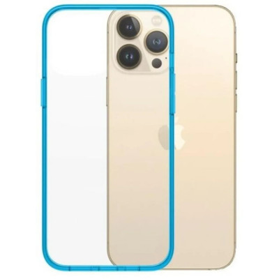 Husa Cover Panzer Clear Case pentru iPhone 13 Pro Max Albastru foto