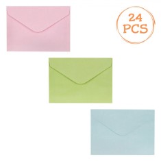 Set Plicuri Corespondență, 24 Bucăți, 16.2x11.4cm, Multicolor