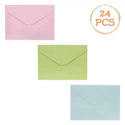 Set Plicuri Corespondență, 24 Bucăți, 16.2x11.4cm, Multicolor foto
