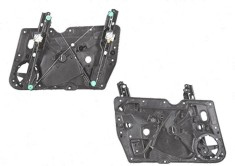 Macara geam Volkswagen Golf 6 (5k), 10.2008-2013, usa fata, Stanga, cu panou, fara motoras