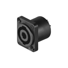 Mufa Speakon mama patrat 4 pini pe panou 26.2 mm Goobay