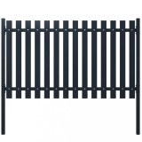 vidaXL Panou de gard antracit 174,5 x 75 cm oțel vopsit electrostatic