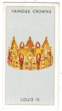 Coroane REGALE ( 7 ) celebre - FRANTA - Regele LOUIS IX - 68/36 mm