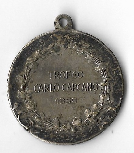 Medalie Trofeo Carlo Carcano 1950 - Italia, 32 mm