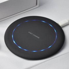 Pad incarcare wireless fast 15W KD 22 negru