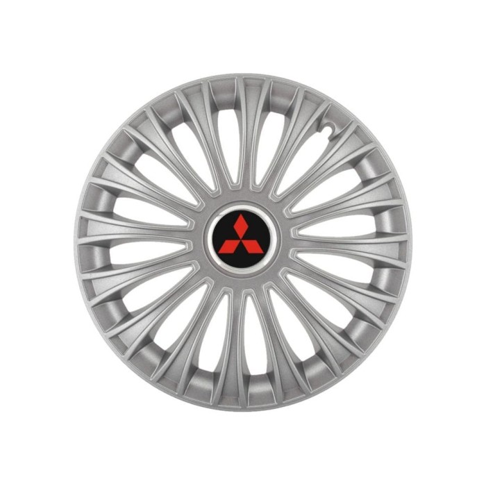 Set 4 capace roti 16 inchi (R16) Dino Gri, Compatibile cu Mitsubishi