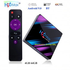 Mini Pc Android 9.0, Tv Box, Media Player 4K, H96 Max, 4Gb/64Gb foto