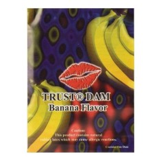 Prezervativ Oral pentru Femei EXS "Dental Dam" 1 Bucata - Banana##